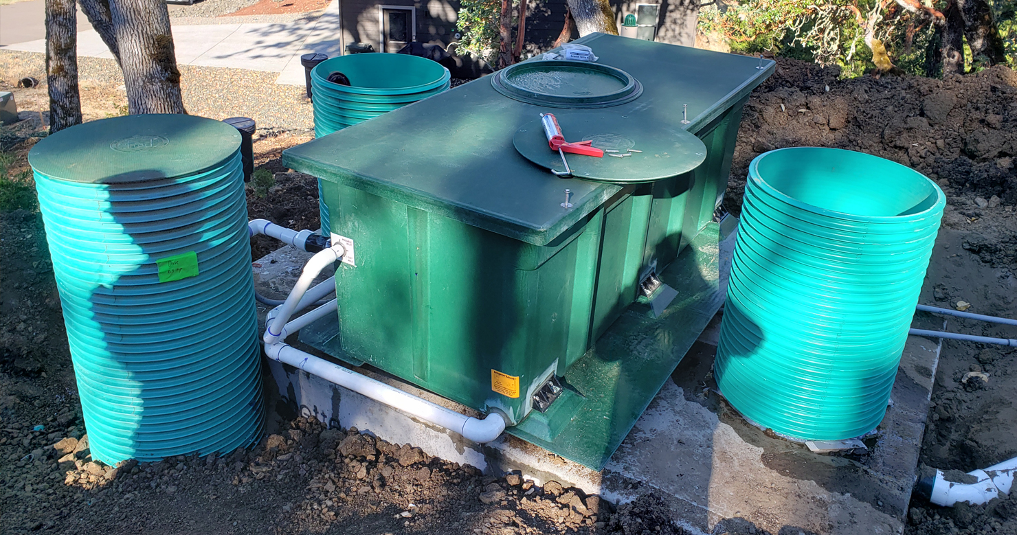 Large residential septic system